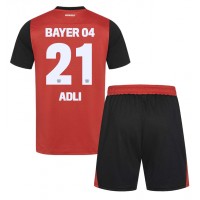 Dětský fotbalový dres Bayer Leverkusen Amine Adli #21 2024-25 Domácí Krátký Rukáv (+ trenýrky)